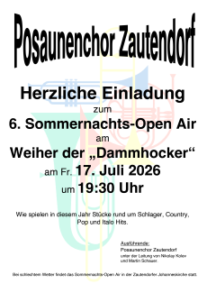 Sommernachts-OpenAir Plakat