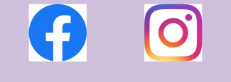 Facebook und Instagram - Logos für Slider