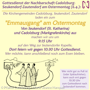 Gottesdienst Ostermontag