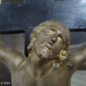 Altarkreuz der Johanneskirche - Jesu Kopf