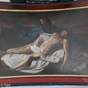 Altarbild: Maria mit dem Leichnam Jesu (Pietá)