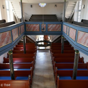Kirchenraum von der Kanzel aus gesehen